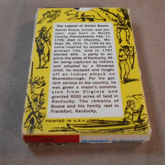Vintage 1965 Daniel Boone Concentration Card Game ED-U Cards Complete - Picture 5 of 8